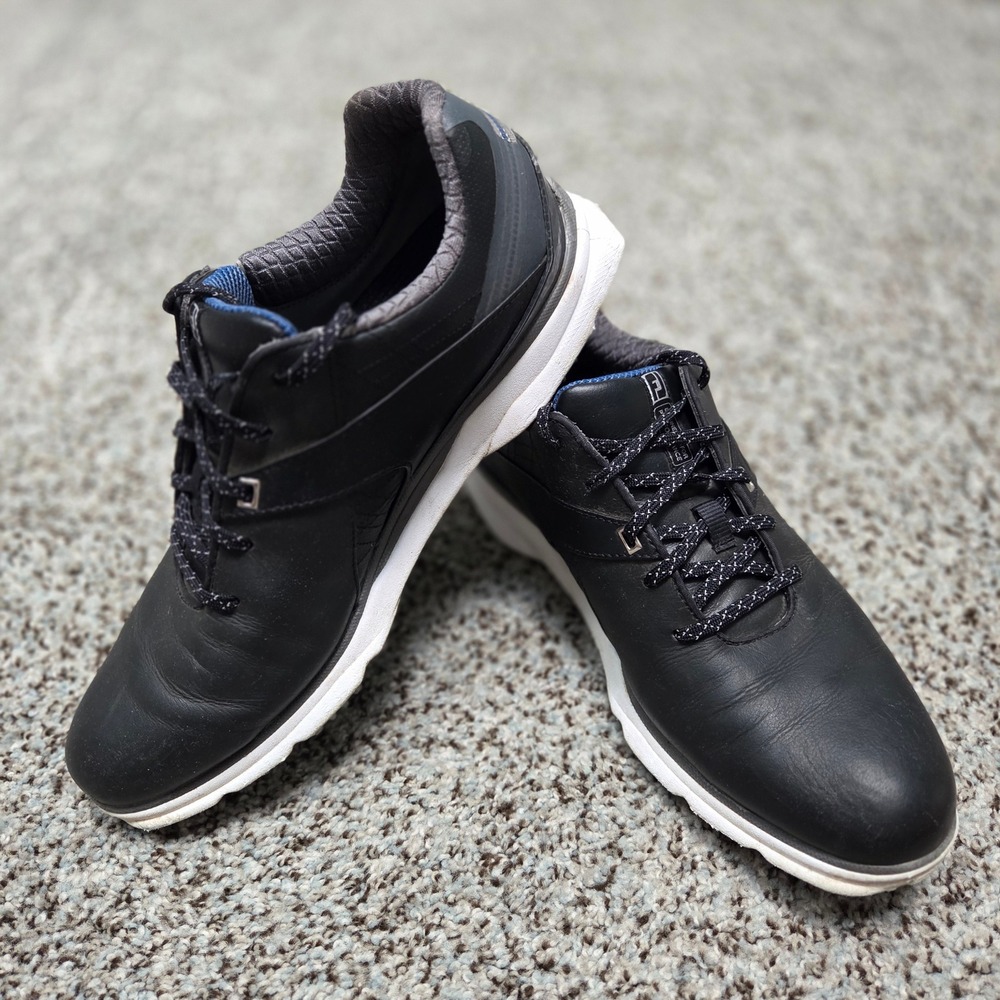 FootJoy Pro|SL Golf Shoes‎ Spikeless Leather Comfort Black Mens Size 11M